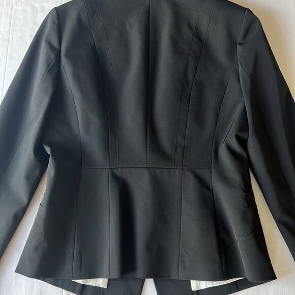 𝅺OLIVIA LAUREN black sculpt hourglass classy single breast blazer size Small - Picture 14 of 16